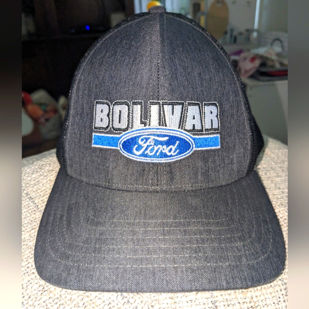 Ford Outdoor Cap Official Ford Merchandise Baseball Hat Black Gray Blue Clean